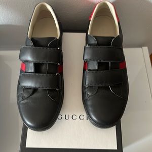 Gucci New Ace Black Sneakers size 7